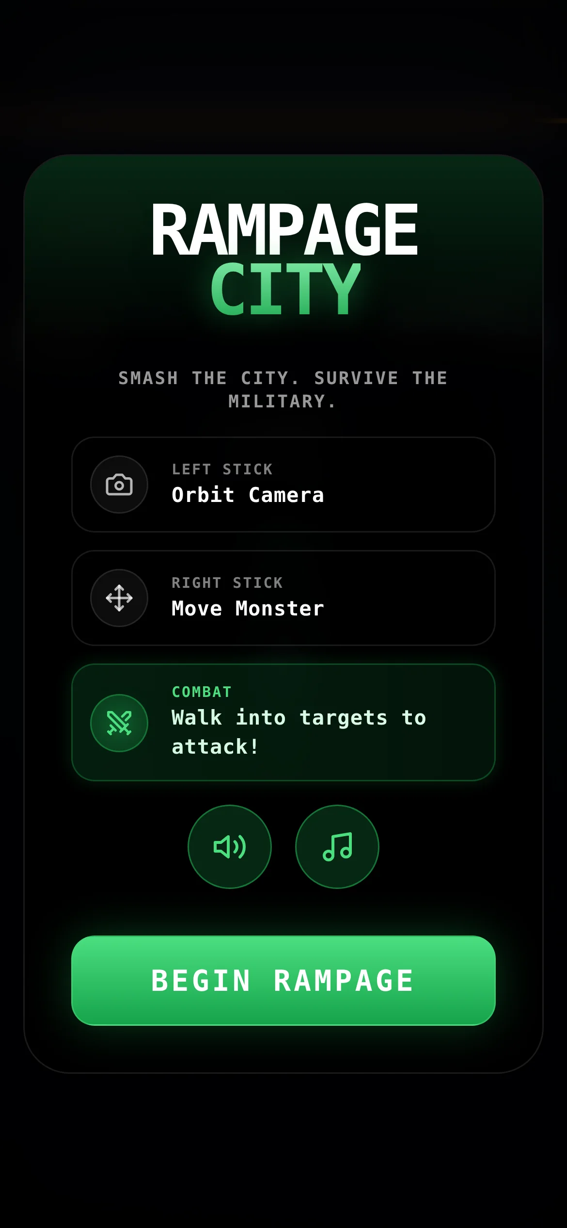Kaiju City Rampage screenshot